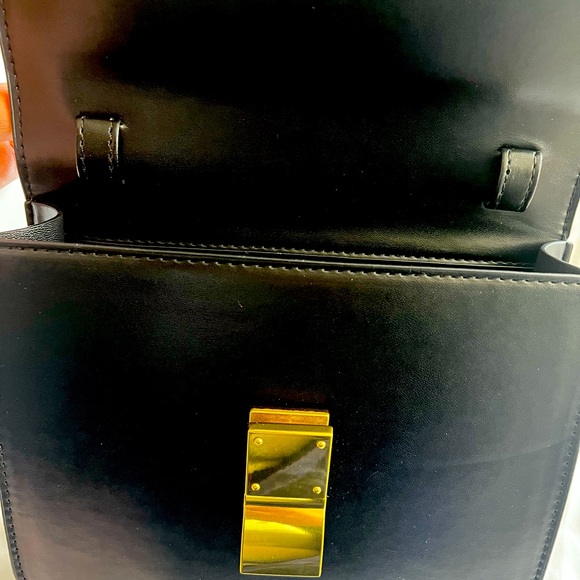 Black Fashion Bag. Box bag. - Picture 5 of 6